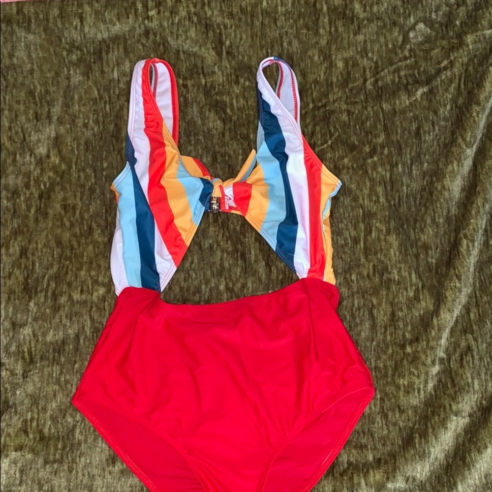 Cutout One Piece Bikini